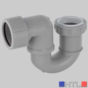 SIFONE PER VASCA IN PP - 1"1/2 - 1"1/4 Uscita Ø 40