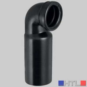 CURVA WC 90° PE PROLUNGATA PER WC SOSPESO - 90/90
