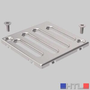 GRIGLIA INOX PER SIFONE DOCCIA AVVITATA - 8x8