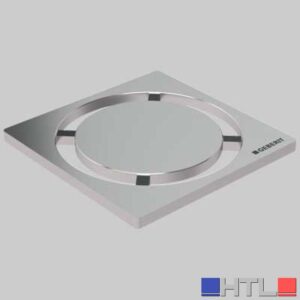 GRIGLIA INOX PER SIFONE DOCCIA DESIGN - 8x8 quadrato