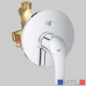 MONOCOMANDO DOCCIA INCASSO CON DEVIATORE EUROSMART NEW - Cromo