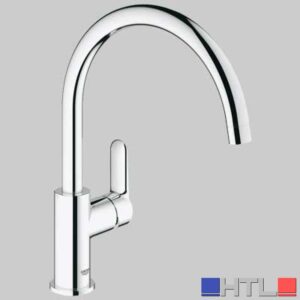 MONOCOMANDO LAVELLO BOCCA ALTA BAUEDGE - Cromo