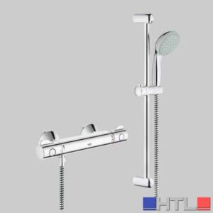 KIT TERMOSTATICO GROHTHERM + ASTA TEMPESTA - Cromo