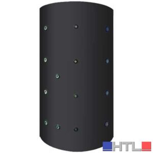 Puffer accumulatori termici con 2 serpentini - Lt 1000