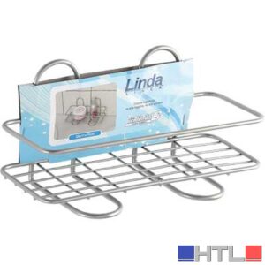 MENSOLA DOCCIA RETTANGOLARE 1 RIPIANO - metallo