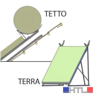 STAFFA COMPLETA DI TUBI ED ACCESSORI PER MOD. LT 150 - Terra