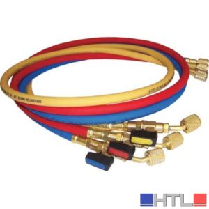 KIT TUBI FLESSIBILI PER GRUPPI MANOMETRICI MOD. B - R410. Att. 5/16 x F 1/4