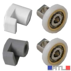 KIT SCORRIMENTO SMERALDA CON CUSCINETTI - Argento Lucido