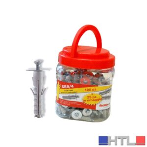 Fischer TASSELLO SB 9/4 BOX 125 PEZZI  (100+25 omaggio)
