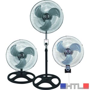 Dcg VENTILATORE 3 IN 1 (Piantana-Tavolo-Muro) 65 W  Ø cm. 45
