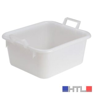 ICS BACINELLA QUADRA BIANCA lt. 15 - cm. 38x36x17 h