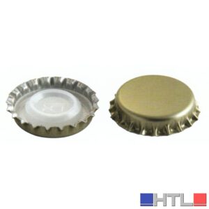 TAPPO A CORONA BIDUL BASSO Ø mm. 29 PZ.200 col.oro