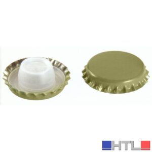 TAPPO A CORONA BIDUL ALTO Ø mm. 29 PZ.200 col.oro