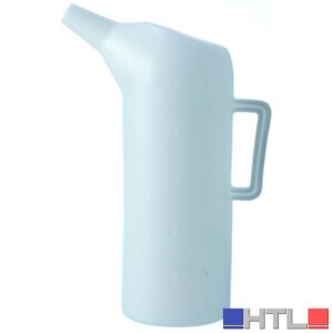 CARAFFA GRADUATA CON IMBUTO PER OLIO lt. 1