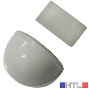 Utilia FERMAPORTE MAGNETICO ADESIVO BLISTER 1 PZ  Bianco (confezione da 12)