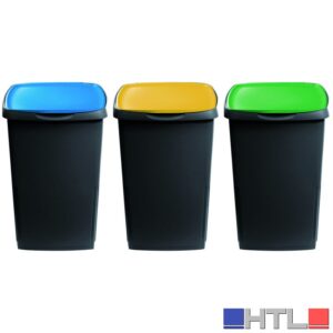Giò Style PATTUMIERA ECO SOLUTION Lt. 45 - cm. 37x36x53,5 h PZ.3
