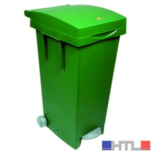 ICS BIDONE BIG TATA PER DIFFERENZIATA Lt. 80 - cm. 38x50x80 h col. Bianco