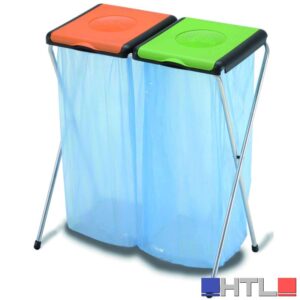 Gimi PORTARIFIUTI NATURE 2 POSTI cm. 71,5x40x82 h
