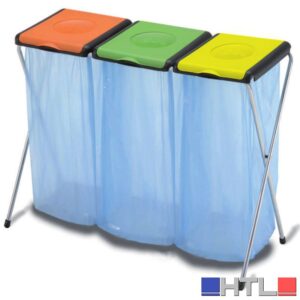 Gimi PORTARIFIUTI NATURE 3 POSTI cm. 105,5x40x82 h