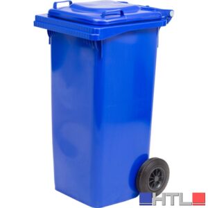 ICS BIDONE QUADRO PER DIFFERENZIATA Lt. 120 - cm. 55x50x94 h col. Blu