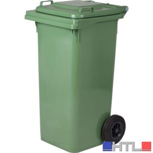 ICS BIDONE QUADRO PER DIFFERENZIATA Lt. 120 - cm. 55x50x94 h col. Verde