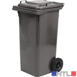 ICS BIDONE QUADRO PER DIFFERENZIATA Lt. 120 - cm. 55x50x94 h col. Grigio