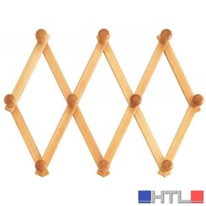 APPENDIABITO ESTENSIBILE  4 posti Legno Chiaro