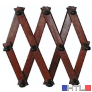 APPENDIABITO ESTENSIBILE  4 posti Legno Scuro