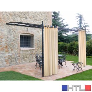 TENDA GAZEBO CON BRETELLE CON BOTTONI cm. 160x270