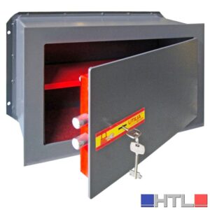 Utilia Security CASSAFORTE DA MURO Chiusura con chiave mm. 260x150x180 h