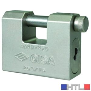 Cisa LUCCHETTO ANTISCASSO ACCIAIO Art. 28550 mm. 66