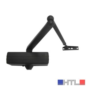 Mab CHIUDIPORTA AEREO CON FERMO Art. 564 x porte mm. 850÷1250 Col. Nero