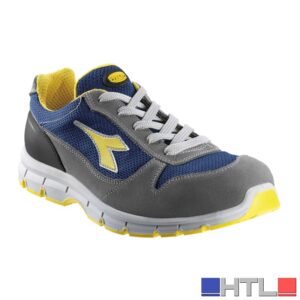 Diadora SCARPE ANTINFORTUNISTICA BASSE S1P SRC RUN TEXTILE LOW Col. Grigio/Blu Mis. 41