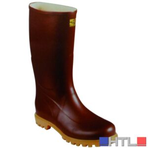 STIVALI IN GOMMA NATURALE CARRO ARMATO GINOCCHIO Col. Marrone Mis. 39