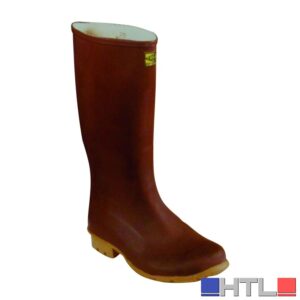STIVALI IN GOMMA NATURALE CALANDRATA GINOCCHIO Col. Marrone Mis. 40