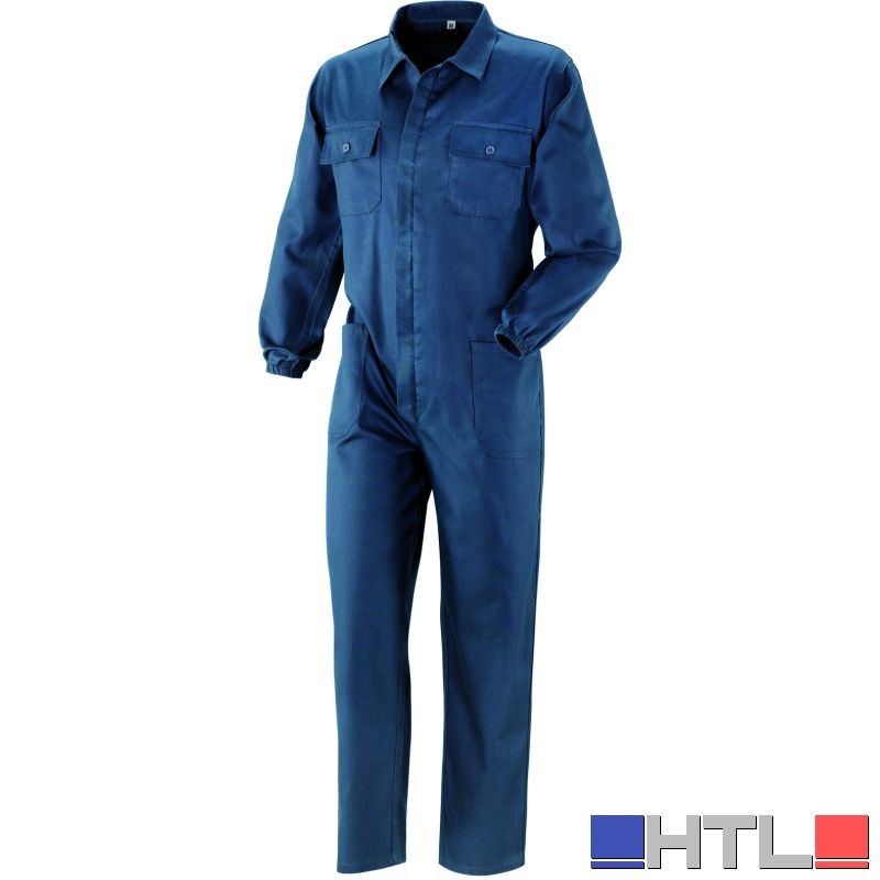 TUTA CON CERNIERA 100% COTONE Col. Blu Tg. 46