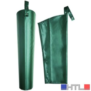 COSCIALI NYLON BISPALMATO IN PVC 350 gr/mq Col. Verde  Mis. M