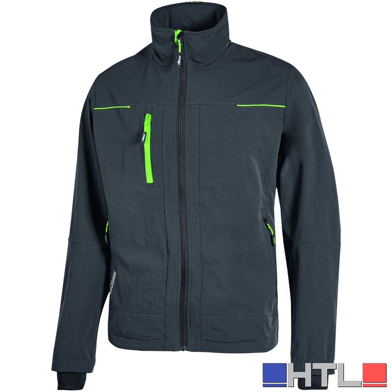 U-Power GIACCA PLUTON Col. Grigio/Verde Mis. XL