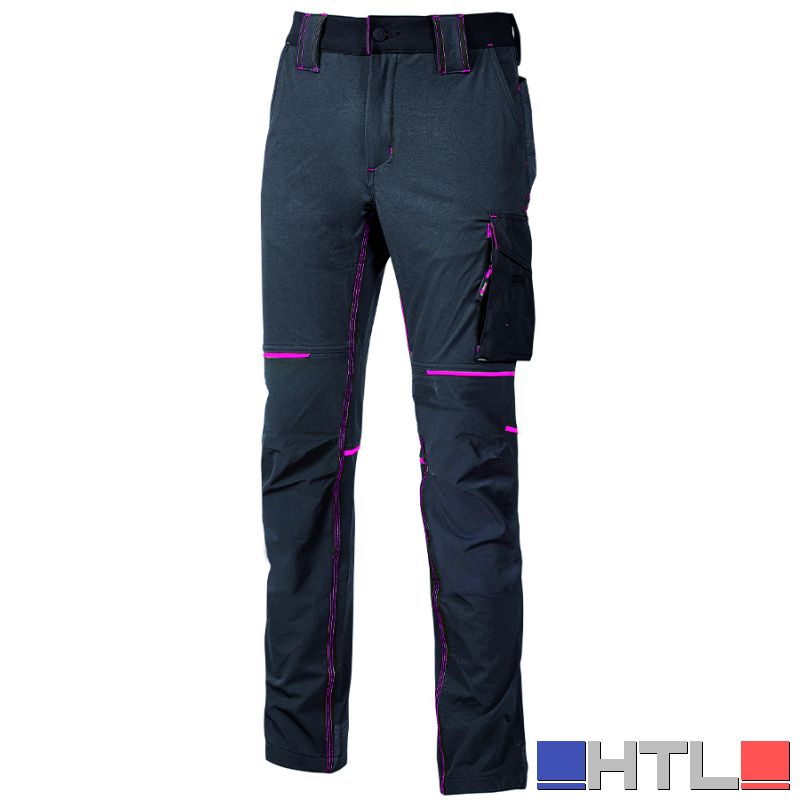 U-Power PANTALONE WORLD LADY Col. Grigio/Fucsia Mis. S