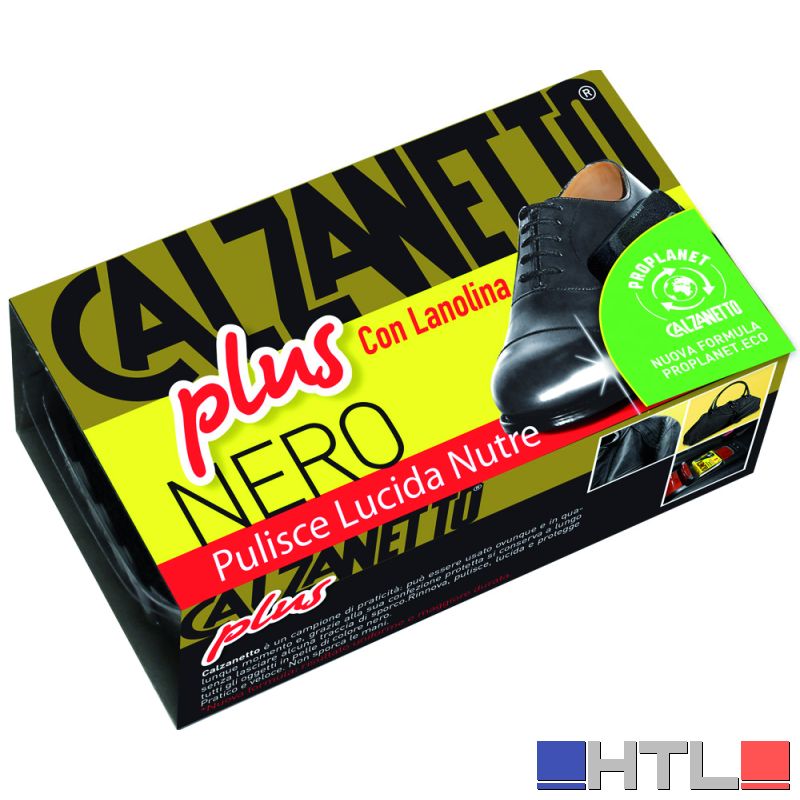 Calzanetto SPUGNA LUCIDA SCARPE PLUS Col. Nero