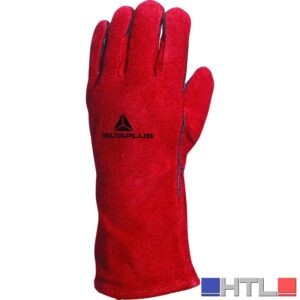 Deltaplus GUANTI IN CROSTA PER SALDATORE Col. Rosso tg. 10 - cm. 35 (pacco da 12)