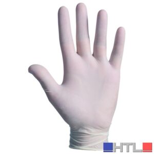 GUANTI MONOUSO IN LATTICE SENSITIVE CF.100 PZ. Col. Bianco tg. 6,5/7 (S)