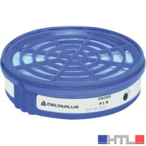 Deltaplus FILTRO PER POLVERI SOTTILI M6000 P3 PER MASCHERA JUPITER (confezione da 2)