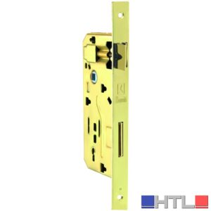 Bonaiti SERRATURA LEGNO PATENT INF. B/QUADRO Art. 040P - ottonato lucido E.50