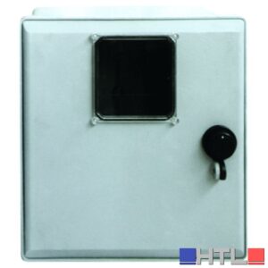 CONTENITORE TRIFASE CONTATORE ENEL  Con vetro d'ispezione cm.    39x24x42 h