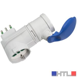 Fanton ADATTATORE INDUSTRIALE CEE spina 16A/ 1 presa schuko+1 presa CEE 16A (confezione da 4)