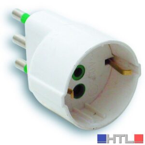 Fanton ADATTATORE SEMPLICE 2P+T spina 16A/ presa schuko (confezione da 5)