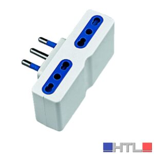 Reer ADATTATORE QUADRUPLO 2P+T spina 16A/4 prese 10/16A (confezione da 5)