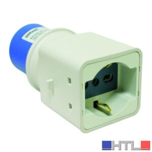 Reer ADATTATORE INDUSTRIALE CEE spina industriale/schuko 2P+T (confezione da 10)