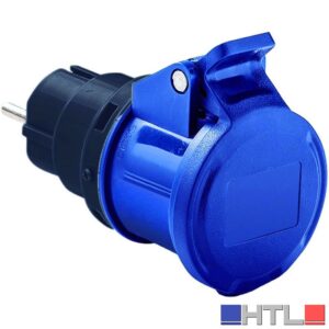 Rosi ADATTATORE INDUSTRIALE 1868 spina schuko 2P+T 16A presa 2P+T 16A 230V - IP20